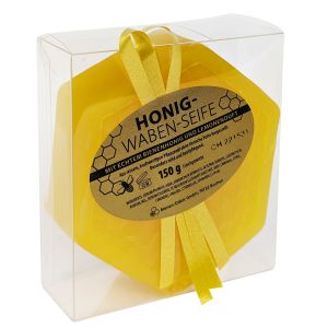 Honig-Lemonen-Wabenseife 150 g in Cello-Geschenkb.
