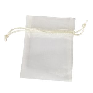Organzabeutel Mini cremefarben