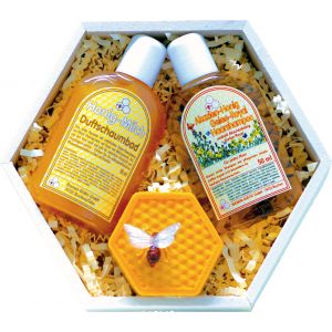 Geschenk Set Wabe Honig Komplett