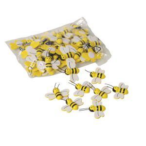 Biene selbstklebend Holz  50 St.